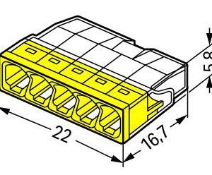 Wago klema 2273-205 5×0,5-2,5mm²