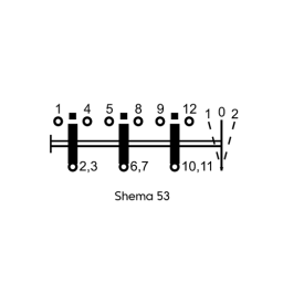 Gr.sklopka MN 25-53-U 3p/1-0-2