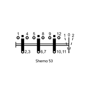 Gr.sklopka MN 16-53-U 3p/1-0-2