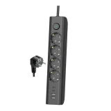 Produžni Kabel 4 utičnice + 2xUSB-A + 2xUSB-C - 3m