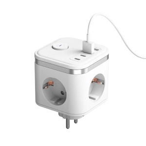 Elektro kocka 3 utičnice + 2xUSB-A + 2xUSB-C